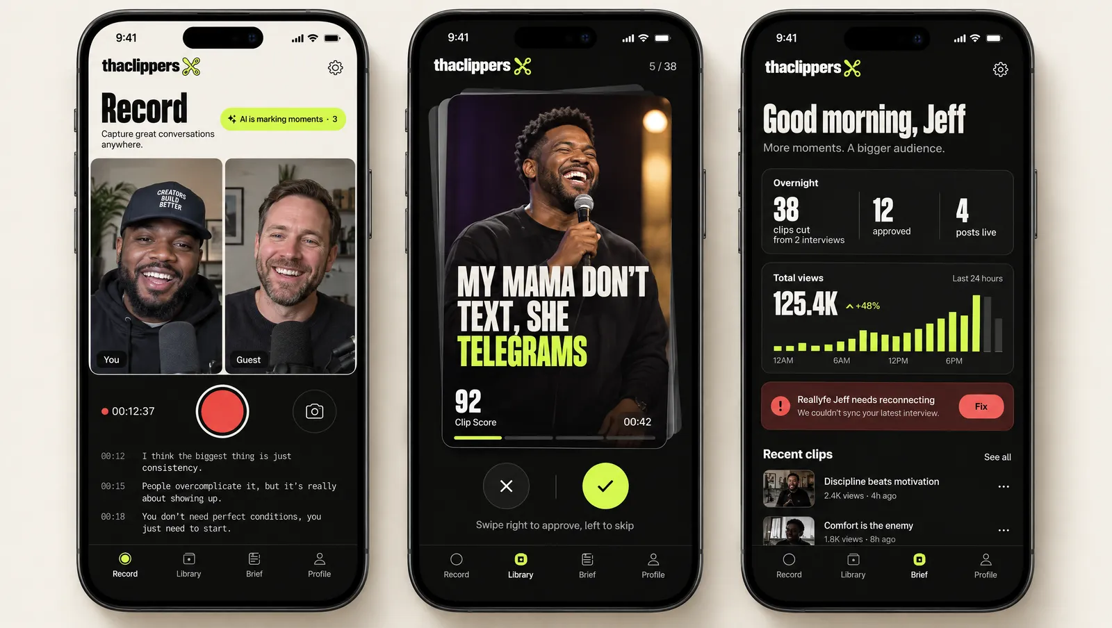 Concept design: On your phone